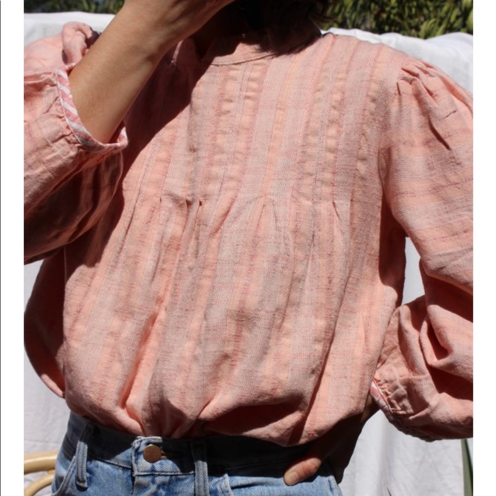 Ace & Jig Mallorca top in Parfait pink Size Medium